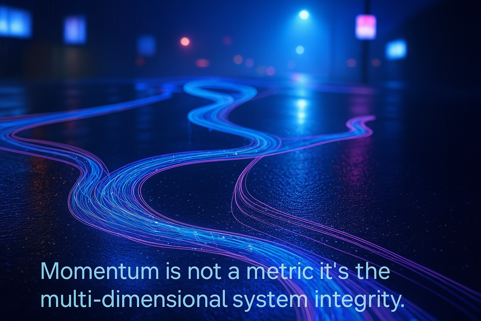 Momentum is not a metric it's the multi-dimensional system integrity